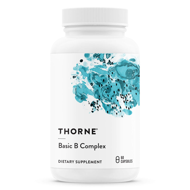 Thorne Research - Basic B Complex - B Vitamins in Their Active Forms - 60 Capsules - NewNest Australia