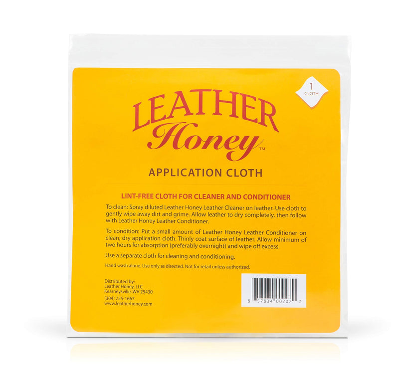 Leather Honey Leather Conditioner Lint-Free Application Cloth: Microfiber Cloth for Use with Leather Honey Leather Conditioner and Leather Cleaner, The Best Leather Care Products Since 1968 - NewNest Australia