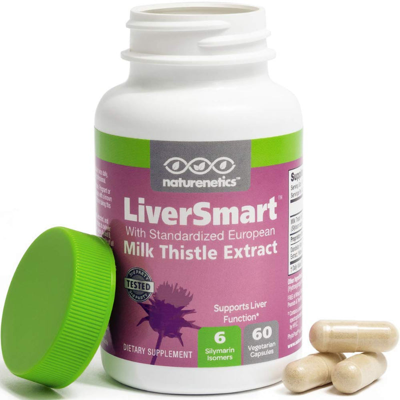 Liver Cleanse Detox & Repair Formula | Quality Liver Support Supplement with Milk Thistle & Silymarin +5 Extra Liver Health Ingredients | Vegan, Non-GMO, Lab Tested, USA Made | 60 Caps (1) 1 - NewNest Australia