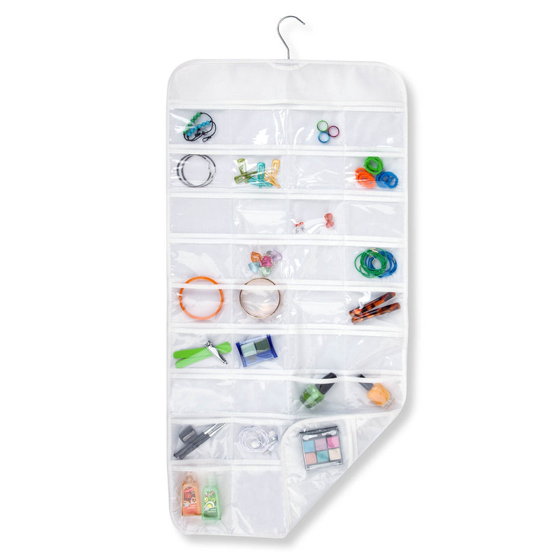 Honey-Can-Do SFT-02976 Hanging Jewelry and Accessory Organizer with Hook, 72-Pockets, 17 by 33-Inch - NewNest Australia