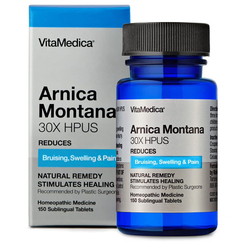 VitaMedica | Arnica Montana | 30X | HPUS | Made in USA | Plant Based | Bruising | Swelling & Inflammation | Muscle Pain Relief | Post Surgery | Homeopathic Remedies | Arnica Tablets | 150 Ct - NewNest Australia