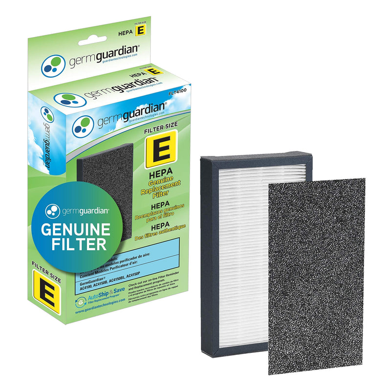 Guardian Technologies GermGuardian Air Purifier Filter FLT4100 Genuine HEPA Replacement Filter E for AC4100, AC4100CA AC4150BL, AC4150PCA Germ Guardian Air Purifiers 1 Pack - NewNest Australia