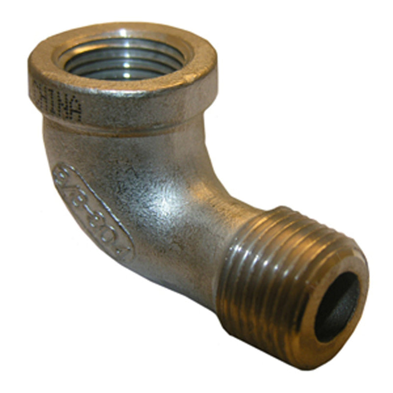 LASCO 32-2512 Stainless Steel 90-Degree Street Elbow Fitting with 1 1/4-Inch Female Pipe Thread and 1 1/4-Inch Male Pipe Thread - NewNest Australia