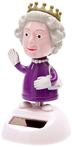 NewNest Australia - Puckator FF30 Solar-Powered Dancing Queen Ornament, 8 cm L x 8 cm W x 10 cm H, Purple 