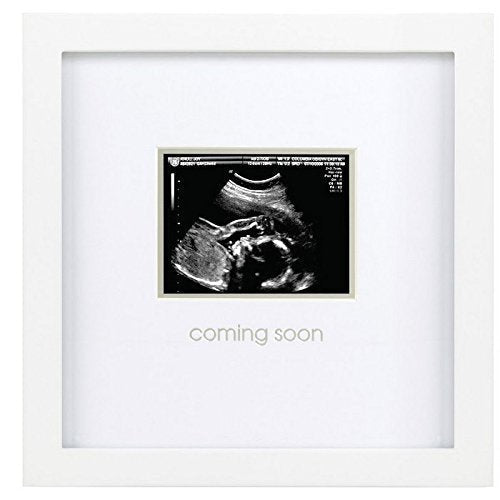 Pearhead Baby Coming Soon Sonogram Picture Frame, Pregnancy Keepsake Photo Frame, Gender-Neutral Baby Nursery Décor Coming Soon Frame - NewNest Australia