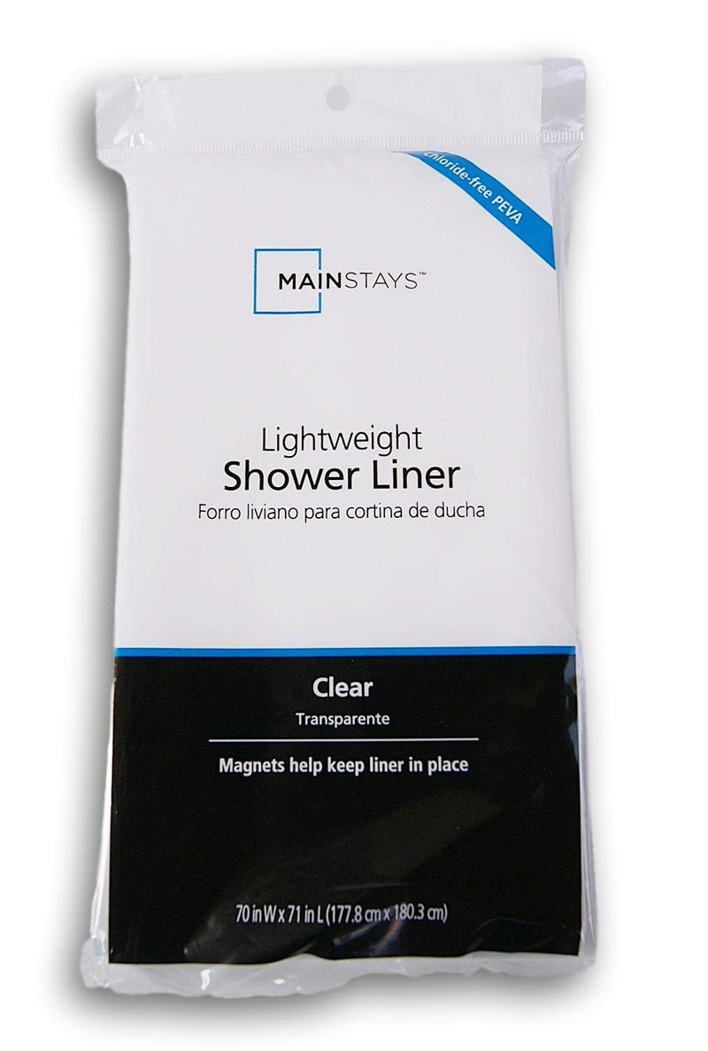 Light Weight PEVA Shower Liner - Clear - NewNest Australia