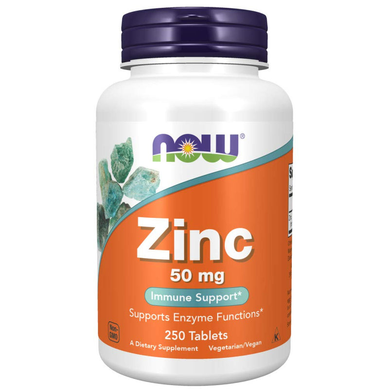 Now Foods Zinc Gluconate, White, Unflavored, 250 Count - NewNest Australia