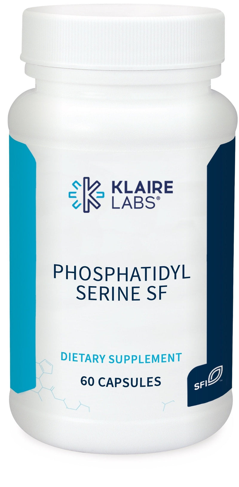 Klaire Labs Phosphatidyl Serine sf - Phosphatidylserine from Sunflower Lecithin (60 Capsules) - NewNest Australia