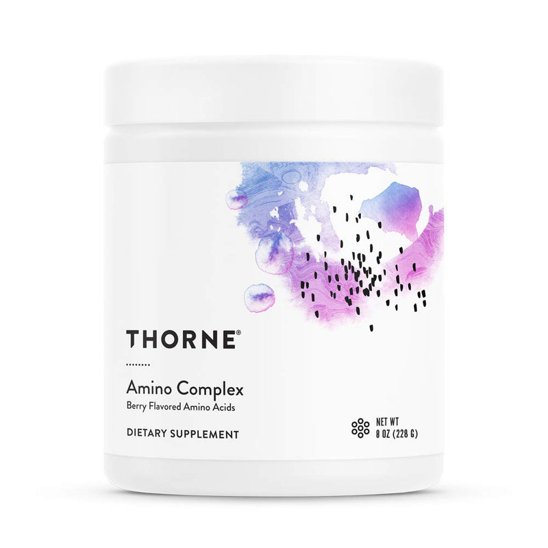 Thorne Amino Complex - BCAA Powder for Pre or Post Workout - Promotes Lean Muscle Mass and Energy Production - Sports Performance - Vegan - Berry Flavor - 8 Oz - 30 Servings 8 Ounce (Pack of 1) - NewNest Australia