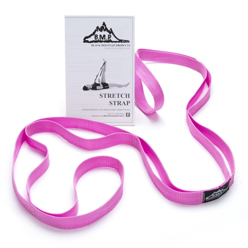 Black Mountain Products Stretch Strap with Instructional Guide, Pink - NewNest Australia