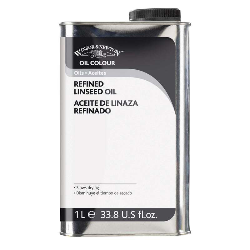 Winsor & Newton Refined Linseed Oil 1-liter - NewNest Australia