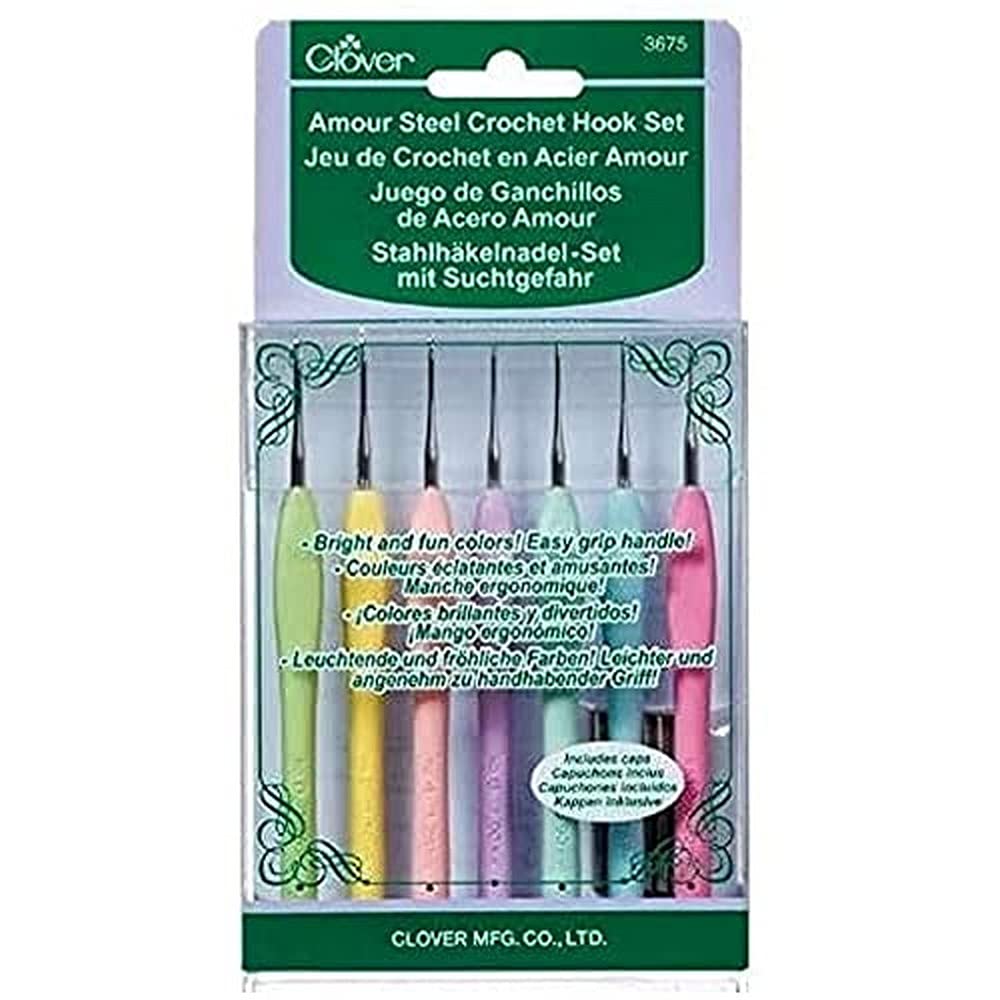 Clover Amour Steel Crochet Hook Set - NewNest Australia