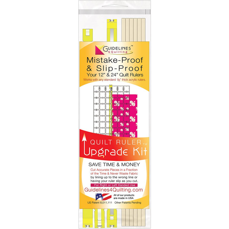 Guidelines4quilting Quilt Ruler Upgrade Kit, Clear - NewNest Australia