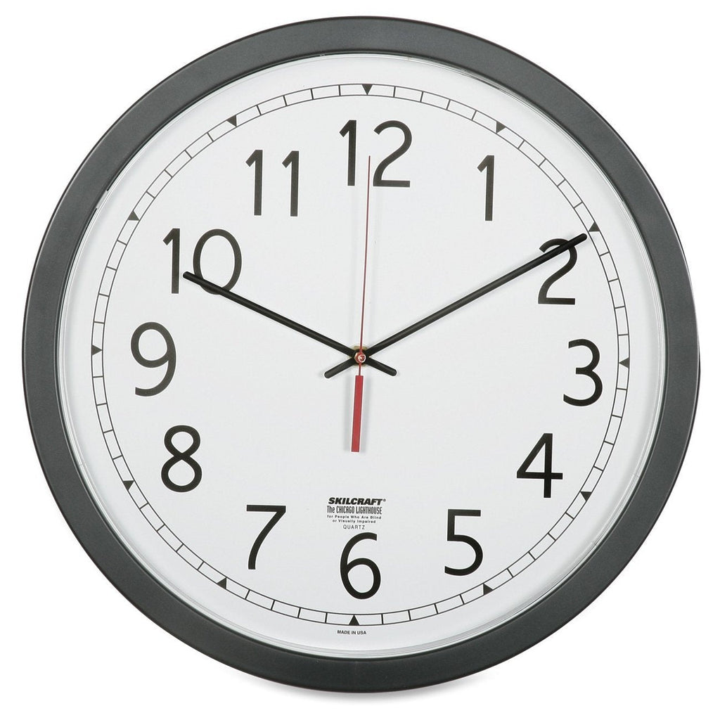 NewNest Australia - Quartz Wall Clock - Plastic Frame - 16.5" Diameter 