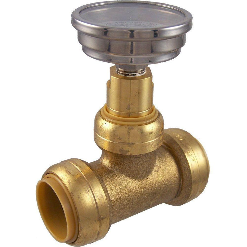 SharkBite 24441 Temperature Gauge, 1", Brass - NewNest Australia