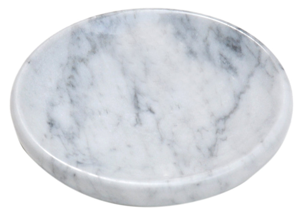 CraftsOfEgypt White Marble Soap Dish - Polished and Shiny Marble Dish Holder – Beautifully Crafted Bathroom Accessory - NewNest Australia