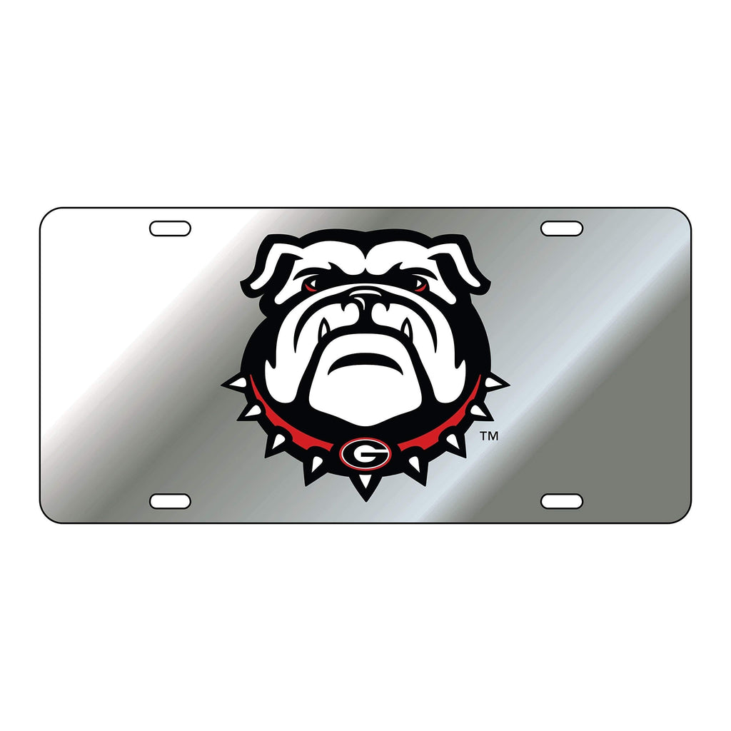 Georgia Bulldogs New Uga Design Laser Cut Inlaid Mirror License Plate - NewNest Australia