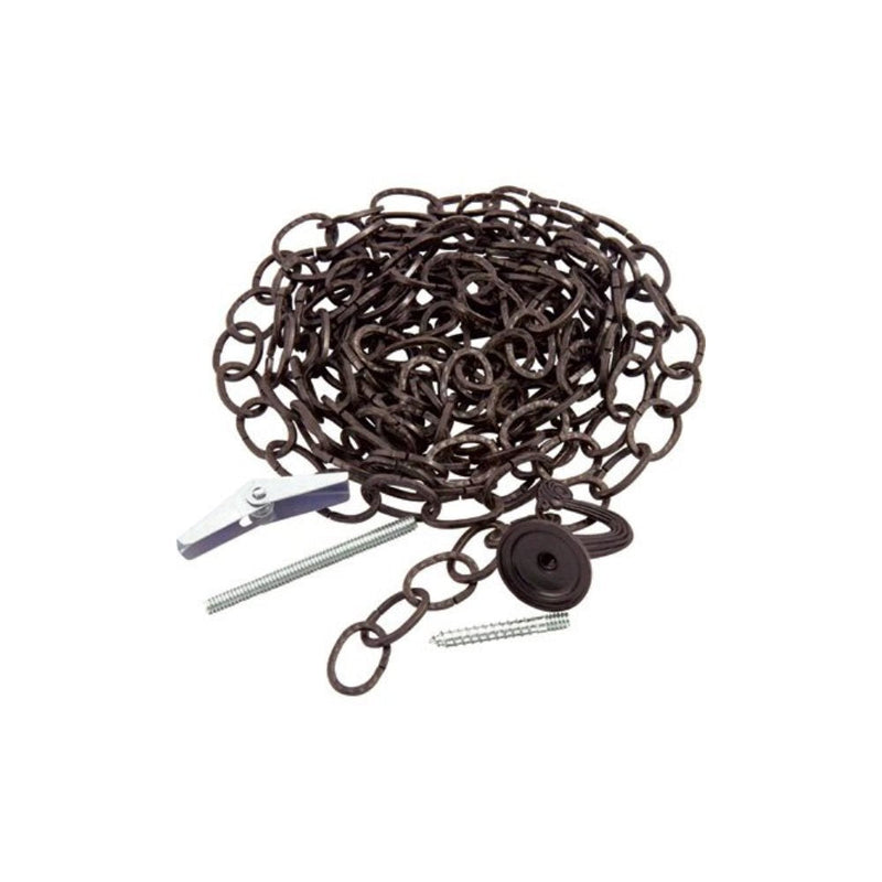 KingChain 504065 Hammered Oval Decorative Chain Kit, Black - NewNest Australia