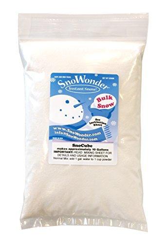 NewNest Australia - SnoWonder Instant Snow Fake Artificial Snow, Also Great for Making Cloud Slime - Mix Makes 10 Gallons of Fake Snow 