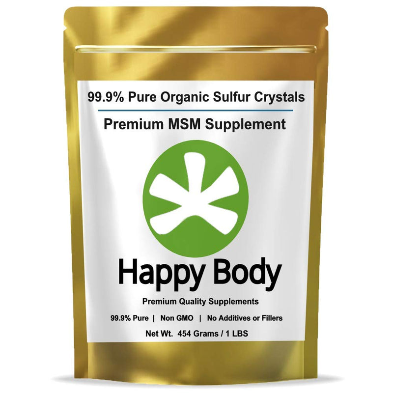 Organic Sulfur Crystals, 99.9% Pure MSM Crystals, Premium MSM Supplement - 1 LBS Pack 1 Pound (Pack of 1) - NewNest Australia