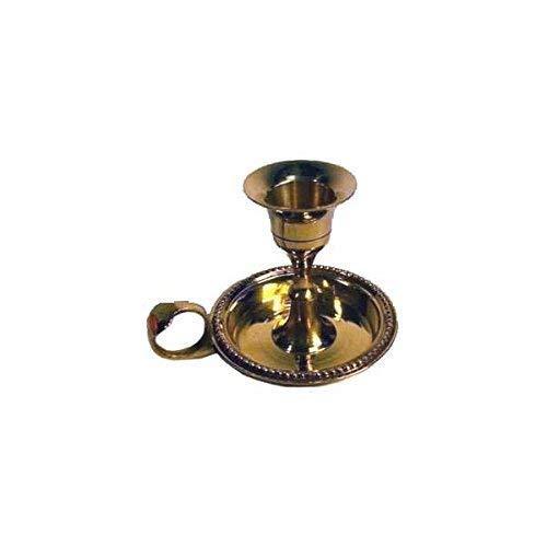 NewNest Australia - New Age Brass Chamberstick Tapered Candle Holder 