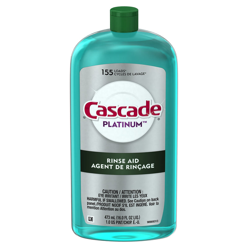 Cascade Platinum Aid Dishwasher Rinse Agent, Regular Scent, 16 Fl Oz - NewNest Australia