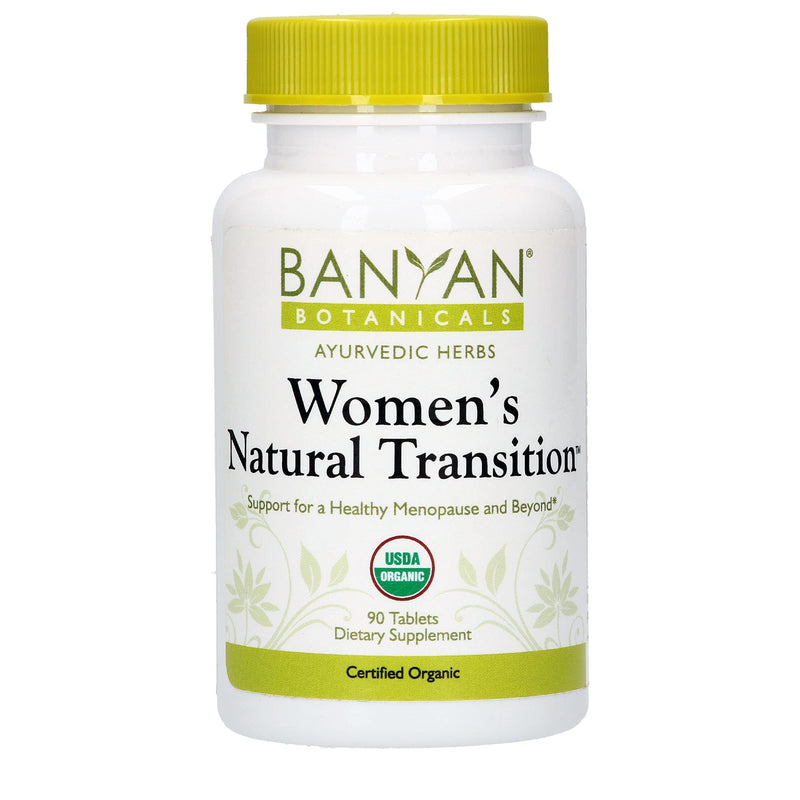 Banyan Botanicals Women's Natural Transition - USDA Organic, 90 Tablets - Cooling & Soothing - Herbal Hotflash Relief for Menopause* - NewNest Australia