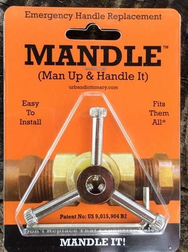 Universal Outdoor Water Valve/Spigot, Garden Faucet, Hose Bib, Round Wheel Handle Replacement - (For 3/8" or smaller exposed valve stems ) "THE MANDLE" - NewNest Australia