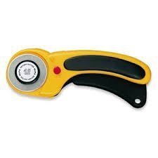 The maximum sharpness / Made in Japan /OLFA 45 mm tungsten steel Ergonomic Rotary Cutter & 45mm Rotary Blade Refill, 1-Pack Value Set - NewNest Australia