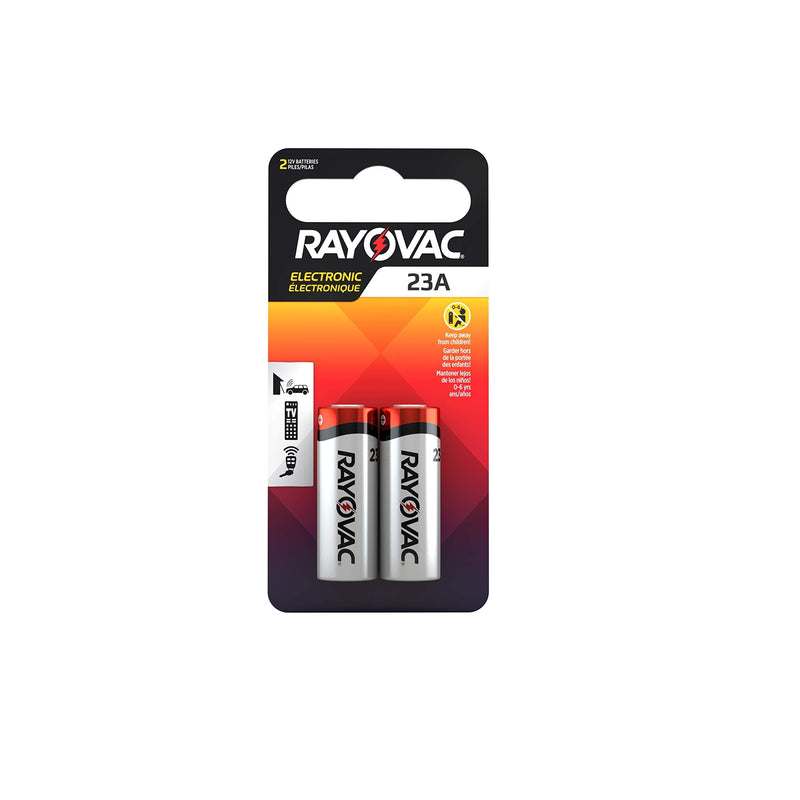 Rayovac 23A Alkaline Batteries, 12V Alkaline Keyless Batteries (2 Battery Count) 2 Count - NewNest Australia