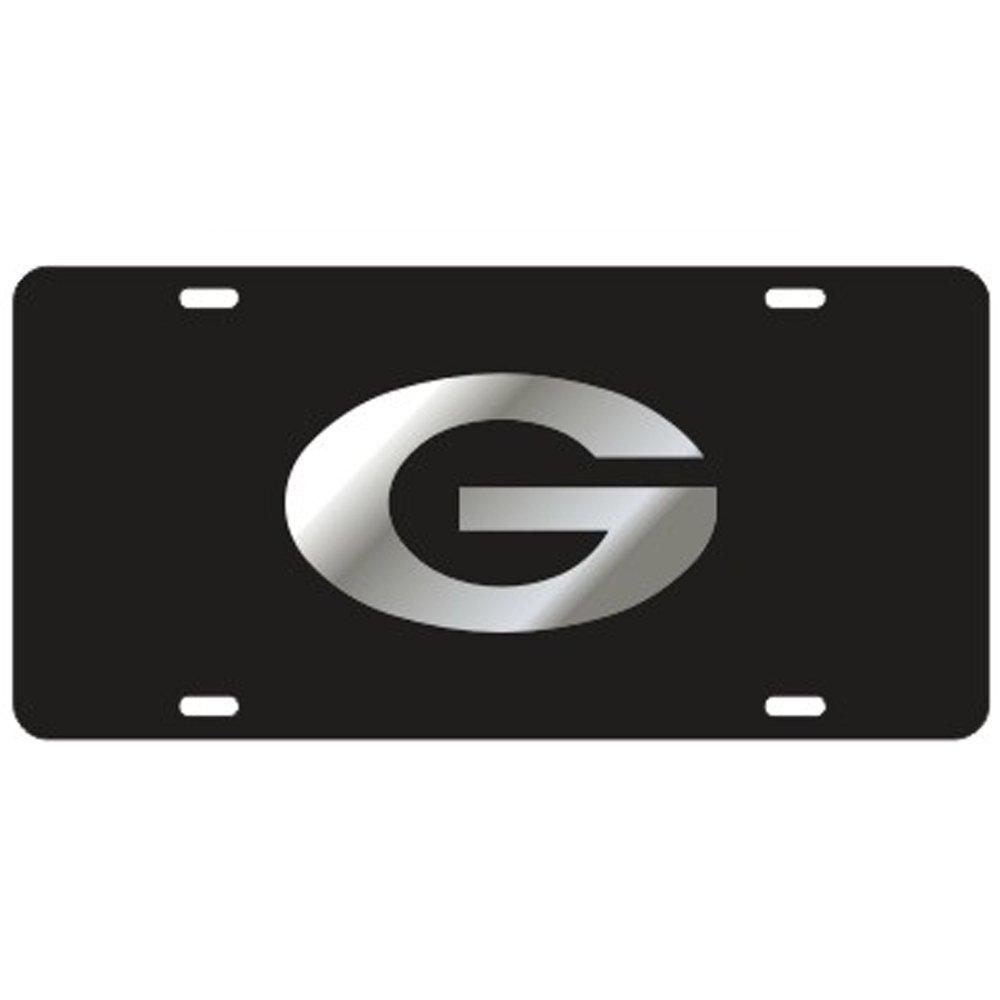 Craftique Georgia Bulldogs Black Laser Cut License Plate - Mirror G - NewNest Australia