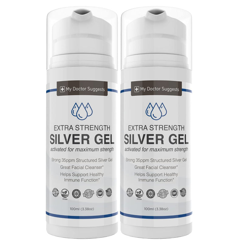 Extra Strength Silver Gel - 35ppm Silver Gel Activated for Maximum Strength Therapeutic Grade. (2) 2 - NewNest Australia