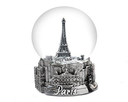 NewNest Australia - Zizo Paris France Eiffel Tower Snow Globe 65mm 