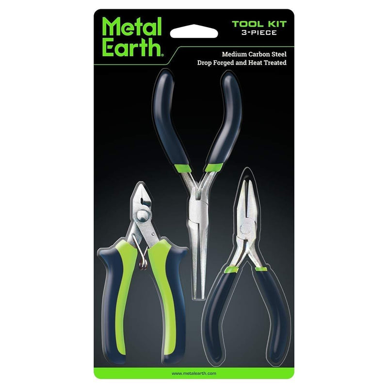 Metal Earth 3-Piece Tool Set - Clipper - Flat Nose Pliers - Needle Nose Pliers Original Version - NewNest Australia