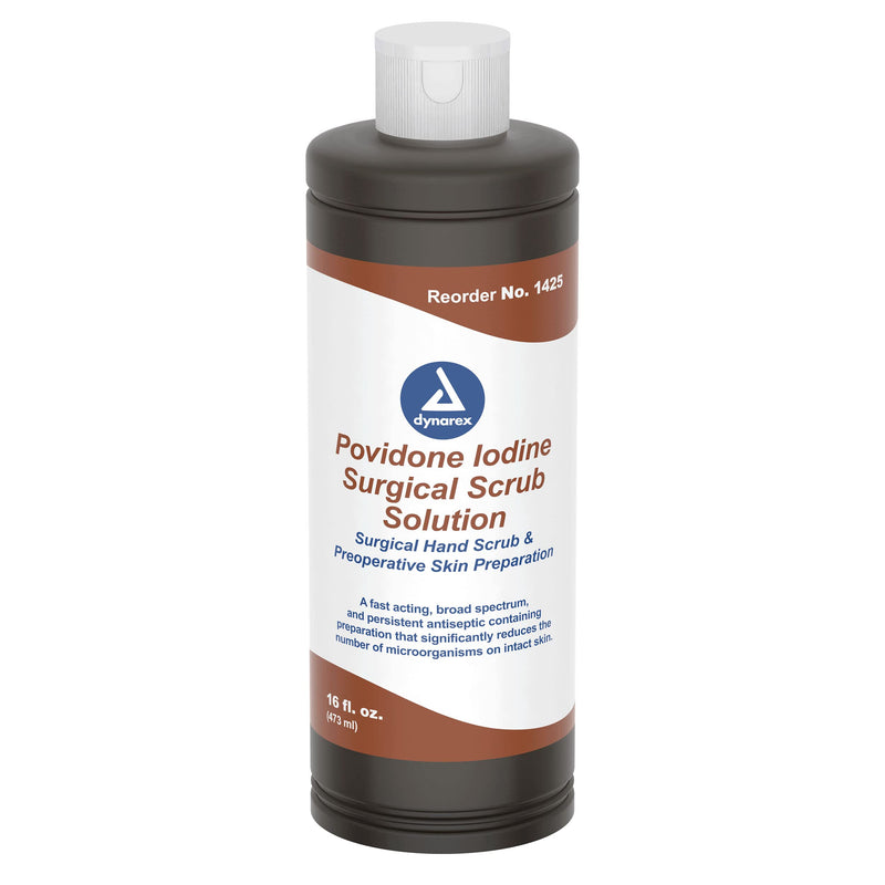 Dynarex Povidone Iodine Scrub Solution, 16 Oz - NewNest Australia