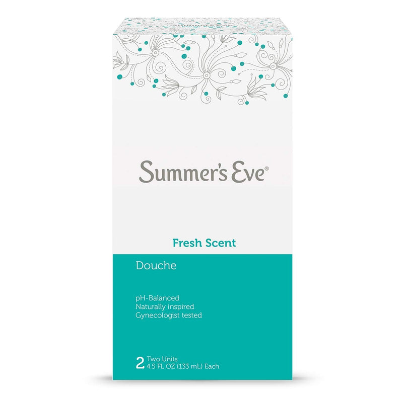 Summer's Eve Douche Fresh Scent 4.5 oz Size (Pack of 2) pH Balanced, Dermatologist & Gynecologist Tested - NewNest Australia