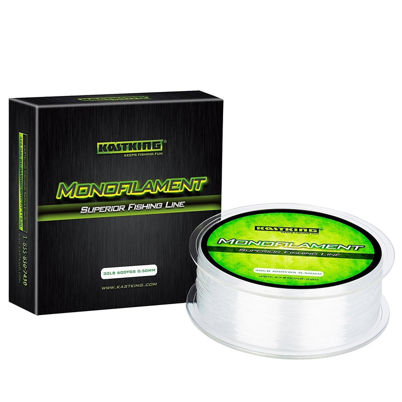 KastKing World's Premium Monofilament Fishing Line - Paralleled Roll Track - Strong and Abrasion Resistant Mono Line - Superior Nylon Material Fishing Line - 2015 ICAST Award Winning Manufacturer 300Yds/15LB Ice Clear - NewNest Australia
