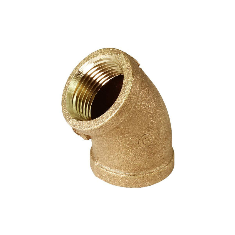 Supply Giant CSGM0100 1 45-Degree Elbow with Female National Taper Threads, Lead Free Brass Pipe Fitting, Durable, Higher Corrosion Resistance, Economical & Easy to Install, 7 - NewNest Australia