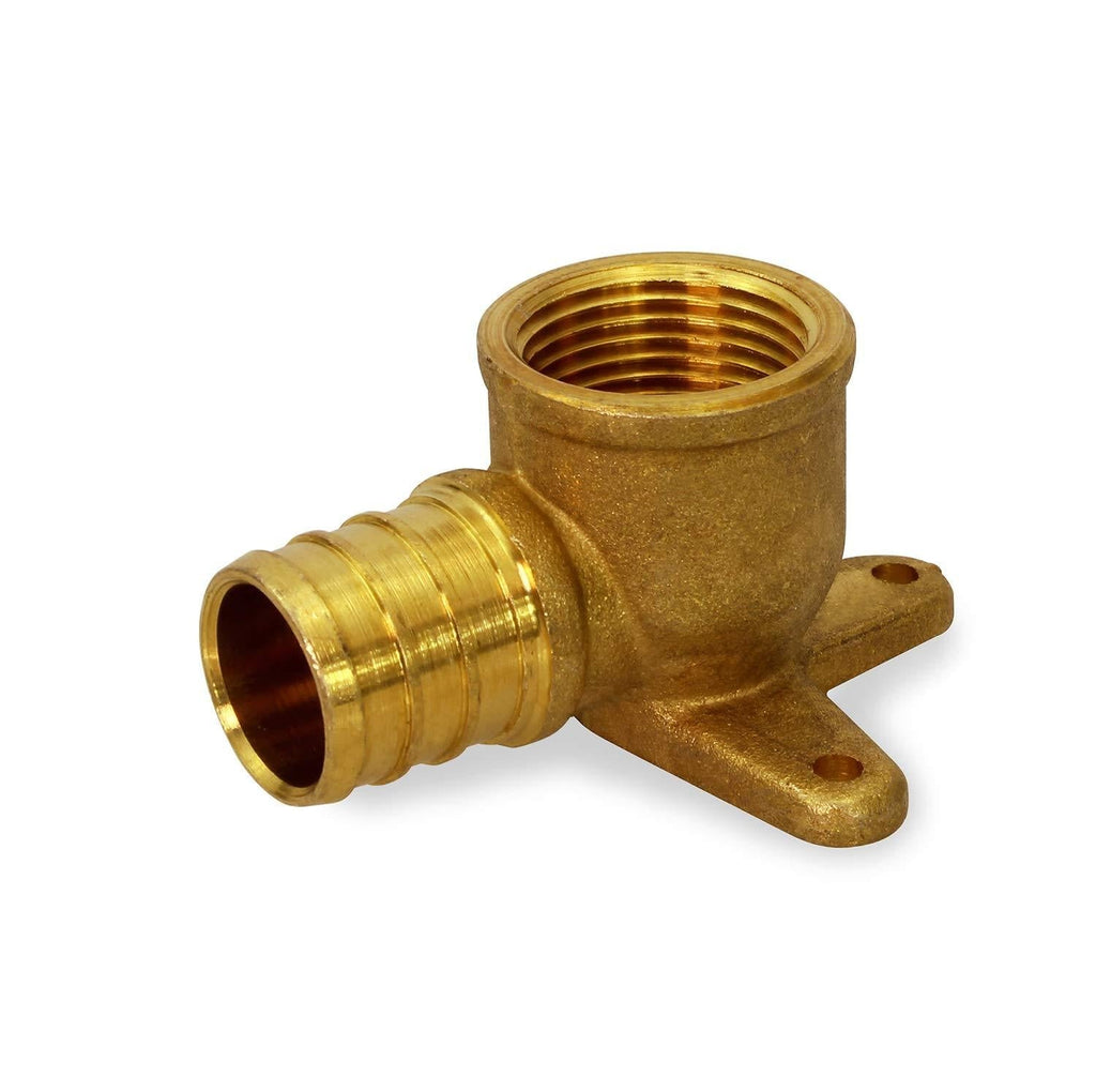 Supply Giant QYEM0012-OM 1/2'' Drop Ear Elbows PEX x FIP, Lead Free DZR Brass Construction, 37 - NewNest Australia