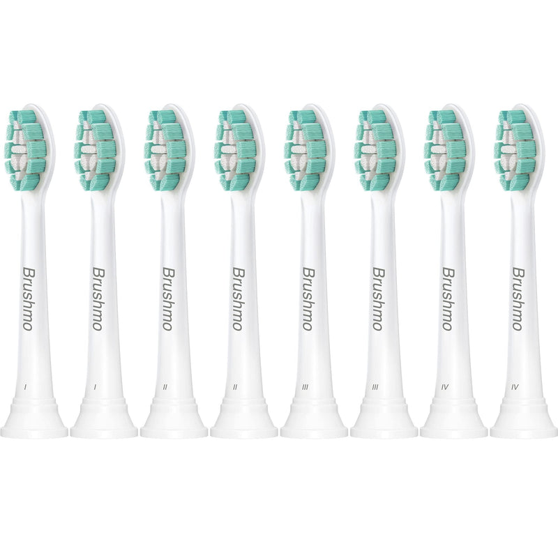 Brushmo Replacement Toothbrush Heads Compatible with Sonicare Electric Toothbrush 8 Pack - NewNest Australia