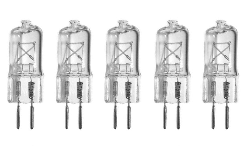 NewNest Australia - Anyray (5)-Pack Replacement Bulb for Candle Warmer lamp Halogen 35 Watt (2-Pins) 120 Volt 