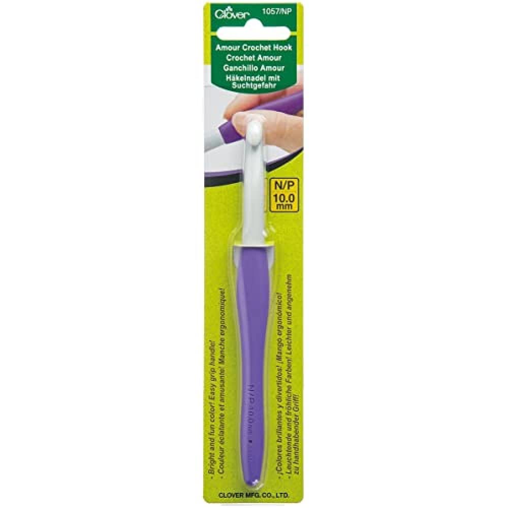 Clover 1057/NP Amour Crochet Hook, Size N/P/10.0mm - NewNest Australia