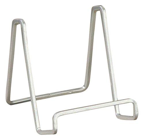 NewNest Australia - TRIPAR SS-TRI-50213 3.53 Inch Silver Color Metal Square Wire Stand 