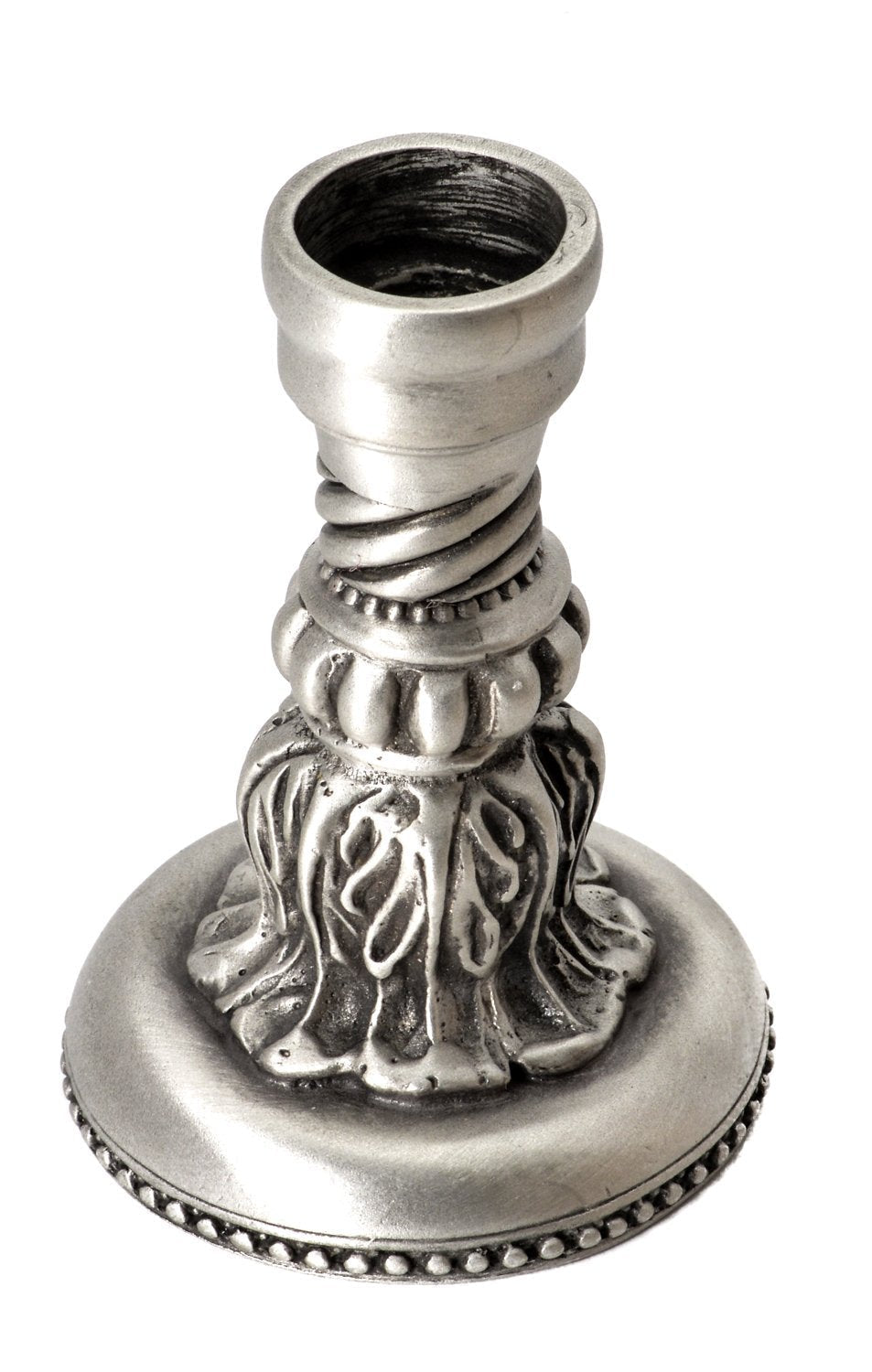 NewNest Australia - Carpe Diem Hardware 1648-11 Acanthus Candle Stick Holder, Small, Satin 