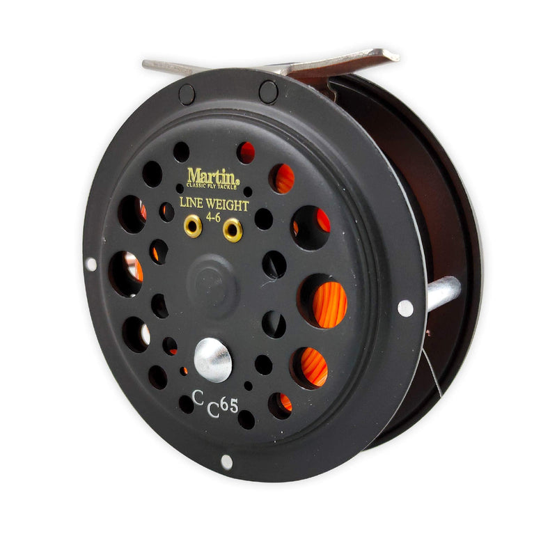 Martin Caddis Creek Fly Fishing Reel, Size 6/5 Single Action Fly Reel with Rim-Control, Changeable Right- or Left-Hand Retrieve, Lightweight Aluminum Spool, Brown - NewNest Australia