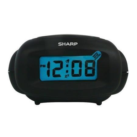 NewNest Australia - Sharp LCD Digital Alarm Clock, Black 