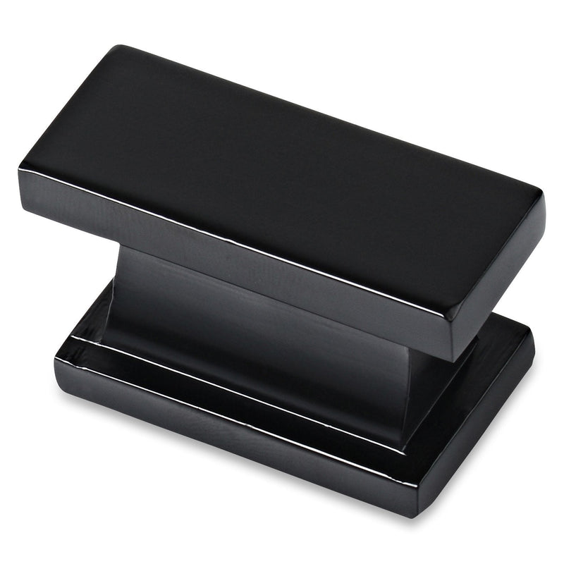 Southern Hills Black Cabinet Knobs - Rectangle - Pack of 5 - Kitchen Cabinet Knobs - Cabinet Hardware Pulls - SHKM001-BLK-5 - NewNest Australia