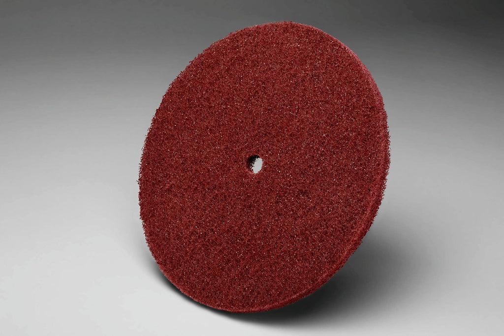 Scotch-Brite 28077 High Strength Disc, 8" x 7/8" A VFN, Maroon - NewNest Australia