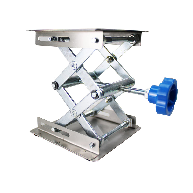 HFS(R) 4" x 4" 100mm Stainless Steel Lab Jack Scissor Stand Platform 3kg/6.6lbs Load Bearing 3kg/6.6lbs 4x4x5.9" - NewNest Australia