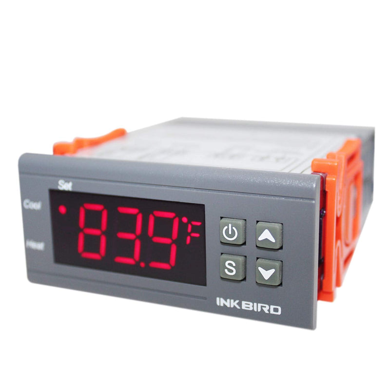Inkbird All-Purpose Digital Temperature Controller Fahrenheit and Centigrade Thermostat with Sensor 2 Relays ITC-1000F for Refrigerator Fermenter - NewNest Australia